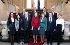 22 October 2015 The participants of the trilateral meeting of the Bulgarian, Romanian and Serbian parliamentary committees on foreign affairs/policy